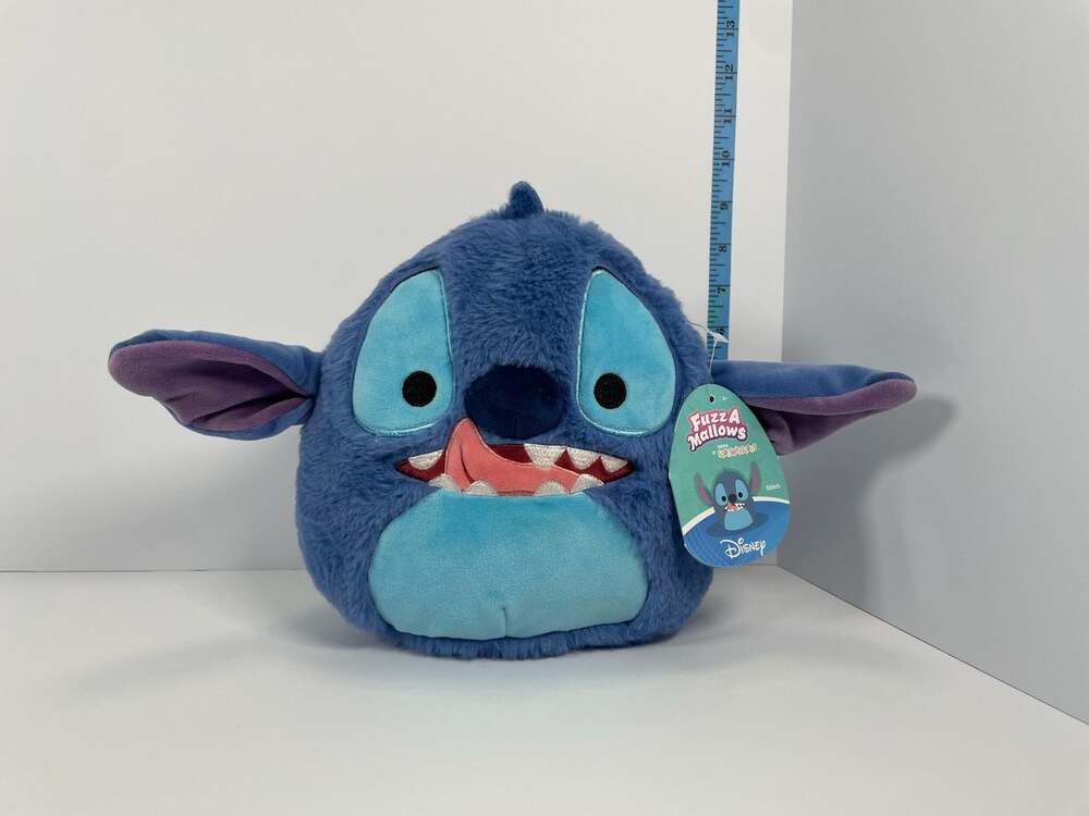 Disney Lilo and Stitch Fuzz-A-Mallows Squishmallows 8-Inch Plush Toy